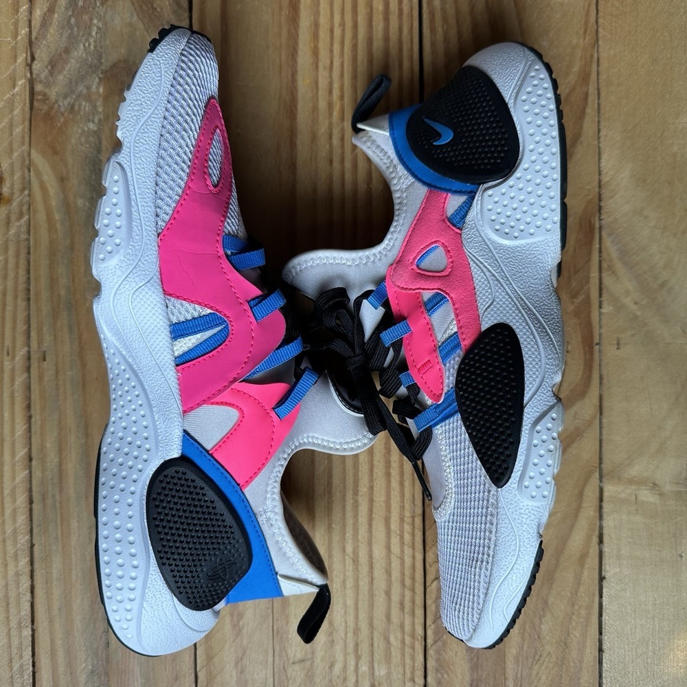 Huarache E.D.G.E. TXT GS 'White Black Hyper Pink' 6.5Y Women's 8 Sneaker Shoe